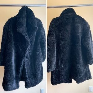 Black Faux Fur Jacket